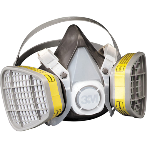 Respirateur pour vapeurs organiques/gaz acide, &eacute;lastom&egrave;re/Thermoplastique, Petit Pronet Distribution