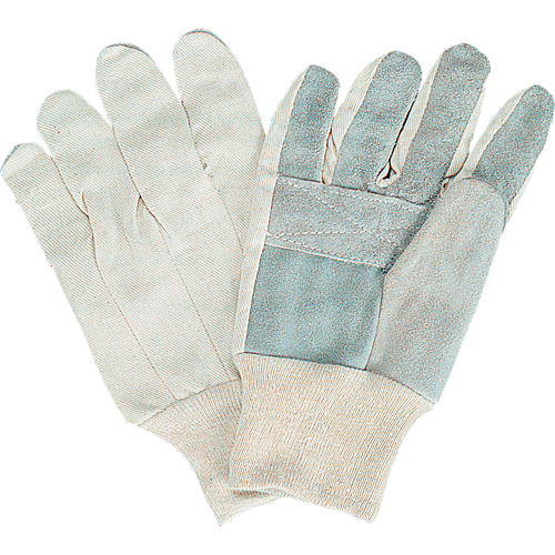 Standard-Duty Work Gloves, Large, Split Cowhide Palm Pronet Distribution