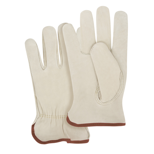Gants pour conducteurs &agrave; ajustement serr&eacute;, Grand, Paume en Cuir fleur de vache Pronet Distribution