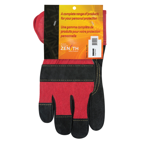 Gants d'ajusteur doubl&eacute;s pour l'hiver &agrave; chaleur sup&eacute;rieure, Grand, Paume en Cuir de vache refendu, Doublure en Thinsulate Pronet Distribution