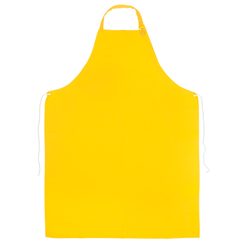 PVC Apron, PVC, Yellow, 35" W x 45" L Pronet Distribution