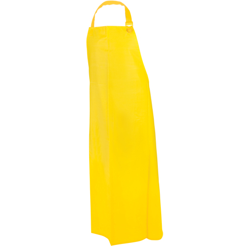 PVC Apron, PVC, Yellow, 35" W x 45" L Pronet Distribution