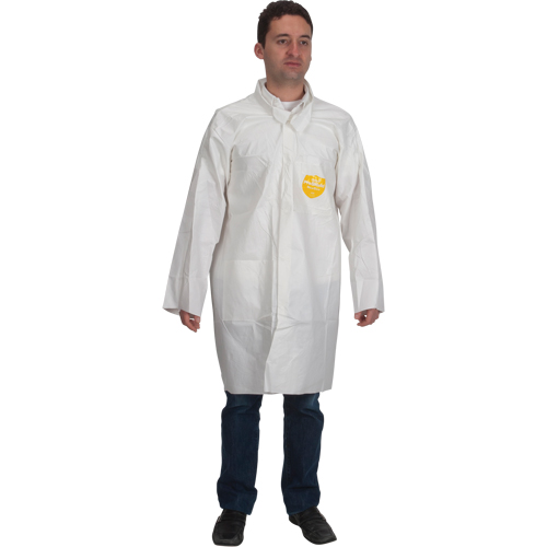 Sarrau de laboratoire ProShield 60, Microporeux/Polypropyl&egrave;ne, Blanc, Moyen Pronet Distribution