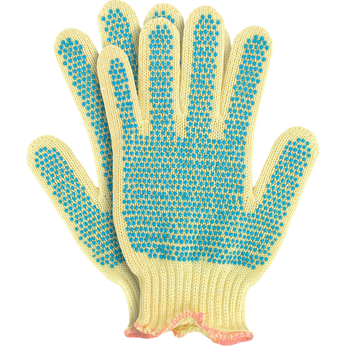 Knit Gloves with Dots, Size Small/7, 7 Gauge, PVC Coated, Kevlar&reg; Shell, ANSI/ISEA 105 Level 2 Pronet Distribution