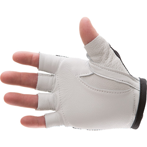 Anti-Impact Left-Hand Glove, X-Small, Goatskin/Split Leather Palm, Hook & Loop Cuff Pronet Distribution