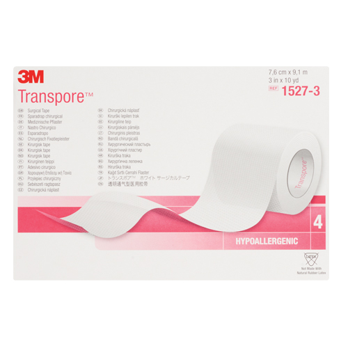3M Transpore Surgical Tape, Class 1, 30' L x 3" W Pronet Distribution