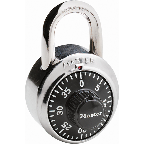 Padlock, Combination, Hardened Steel, 1-7/8" Width Pronet Distribution