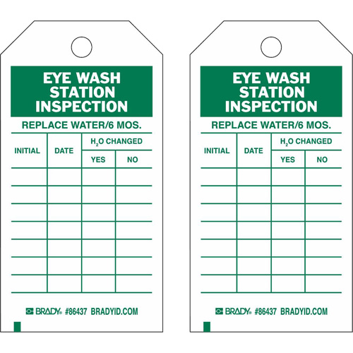 &eacute;tiquettes de rapport d'inspection, Polyester, 4" la x 7" h, Anglais Pronet Distribution
