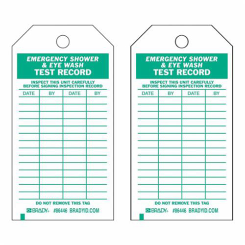 &eacute;tiquettes pour r&eacute;sultats de test, Polyester, 4" la x 7" h, Anglais Pronet Distribution