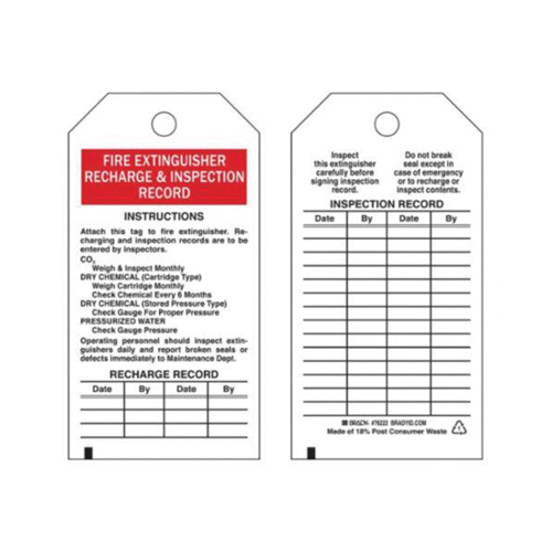 &eacute;tiquettes de rapport d'inspection, Polyester, 3" la x 5-3/4" h, Anglais Pronet Distribution
