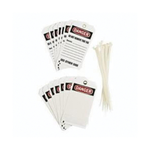 Self-Laminating Accident Prevention Tags, Polyester, 3" W x 5-3/4" H, English Pronet Distribution