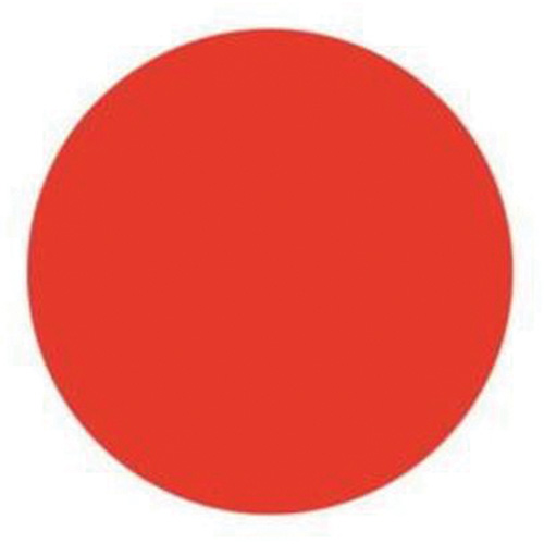 &eacute;tiquettes rondes inscriptibles, Cercle, 1,5" lo x 1,5" la, Rouge Pronet Distribution