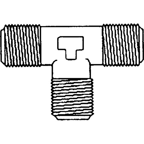 Raccords en T m&acirc;les, Laiton, 1/8" Pronet Distribution
