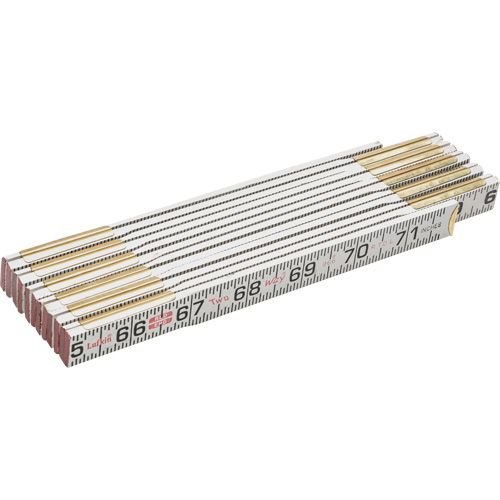 R&egrave;gle Red End Two Way, 6' lo, Bois, Graduations de 1/16" Pronet Distribution