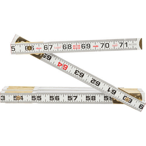 R&egrave;gle plate Red End, 6' lo, Bois Pronet Distribution