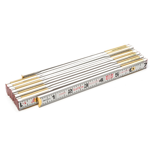 R&egrave;gle &agrave; pes&eacute;e Red End pour ing&eacute;nieur, 6' lo, Bois, Graduations de 1/16" Pronet Distribution