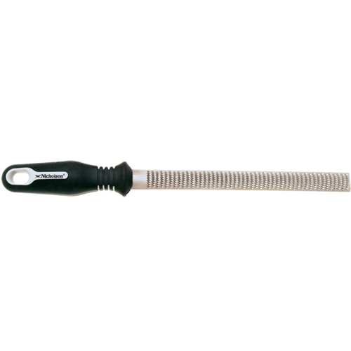 Limes avec poign&eacute;es ergonomiques, Demi-ronde, 8" Pronet Distribution
