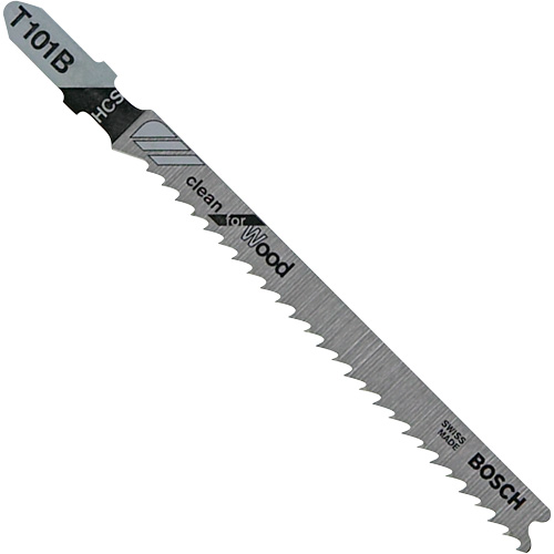 Wood Cutting Jigsaw Blade, High-Carbon Steel, T-Shank, 4" L, 10 TPI Pronet Distribution