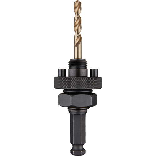 Hole Dozer Hole Saw Large Arbor with Cobalt Pilot Bit, 1-1/4" and Larger, 1/4" Shank Pronet Distribution
