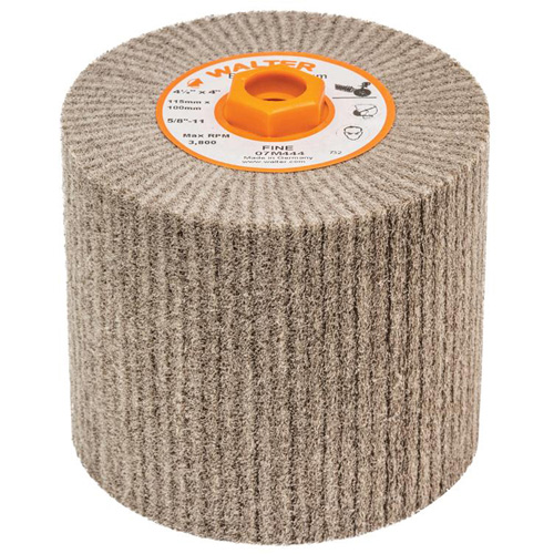 Blendex Surface Conditioning Drum, 4-1/2" Dia. x 4" W, 5/8"-11 Arbor, Fine Grit Pronet Distribution