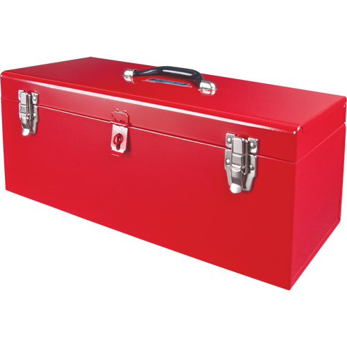 Coffre &agrave; outils portatif ATB100 avec plateau en m&eacute;tal pour outils, 8-3/4" P x 21" la x 9" h, Rouge Pronet Distribution