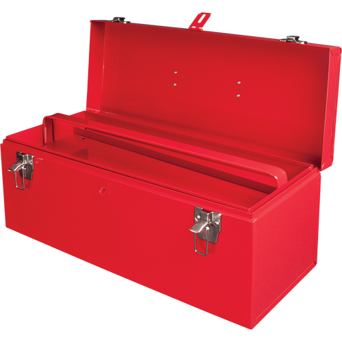 Coffre &agrave; outils portatif ATB100 avec plateau en m&eacute;tal pour outils, 8-3/4" P x 21" la x 9" h, Rouge Pronet Distribution