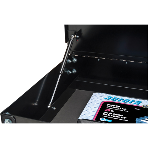 Utility Cart, 4 Drawers, 18" L x 33" W x 39" H, Black Pronet Distribution