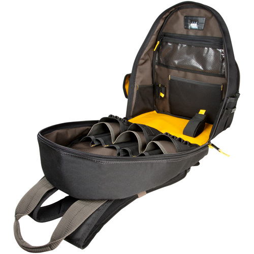 Sacs &agrave; dos pour outils Techgear &agrave; 53 pochettes, 16" lo x 13-1/4" la, Noir, Polyester Pronet Distribution