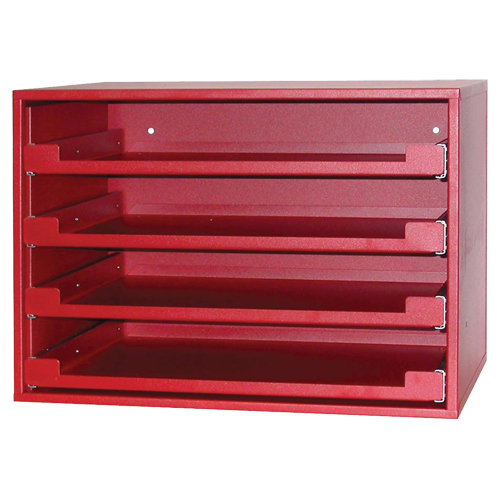 R&acirc;telier avec compartiments, 15" P x 21" la x 15" h, Rouge Pronet Distribution