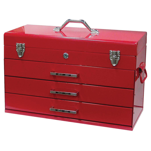 Tool Box, 9-3/5" D x 21-3/10" W x 14-1/2" H, Red Pronet Distribution
