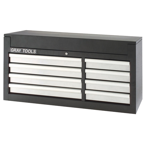 Coffre sup&eacute;rieur - 8 tiroirs, 53-3/8" la, 8 tiroirs, Noir Pronet Distribution