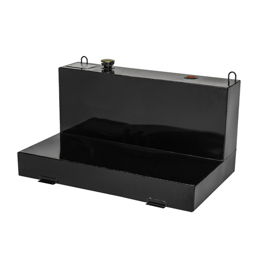 R&eacute;servoir de transfert pour carburant en acier, Acier, Capacit&eacute; 100 gal., Noir Pronet Distribution