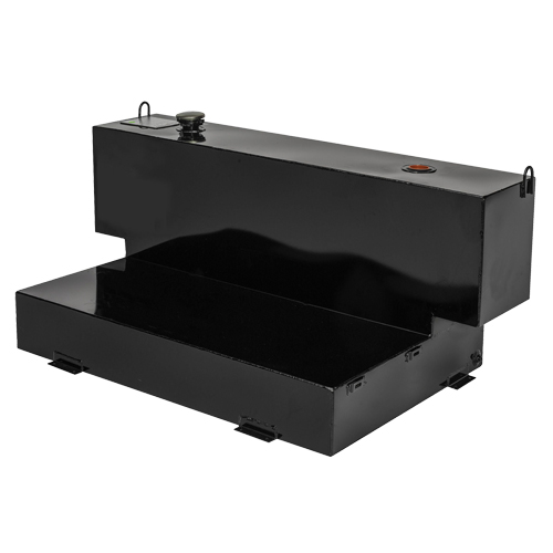 R&eacute;servoir de transfert pour carburant en acier, Acier, Capacit&eacute; 100 gal., Noir Pronet Distribution