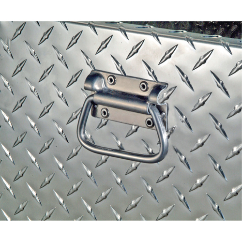 R&eacute;servoir de transfert pour carburant & coffre en aluminium, Aluminium, Capacit&eacute; 74 gal., Argent Pronet Distribution