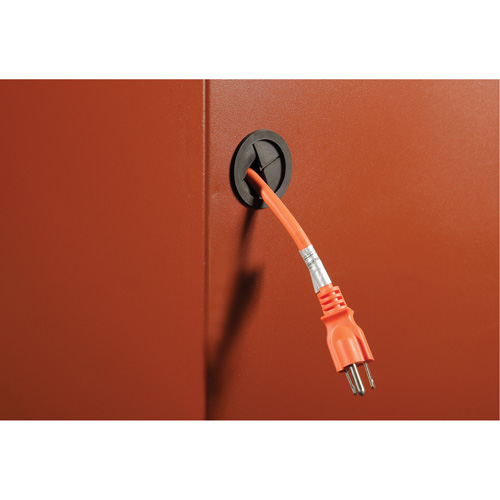 Field Office Jobsite Box, 33" W x 63" D x 80" H, Steel, Red Pronet Distribution