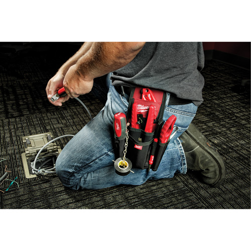 Compact Utility Pouch, Multiple Tool Holder, Nylon, 7 Pockets Pronet Distribution