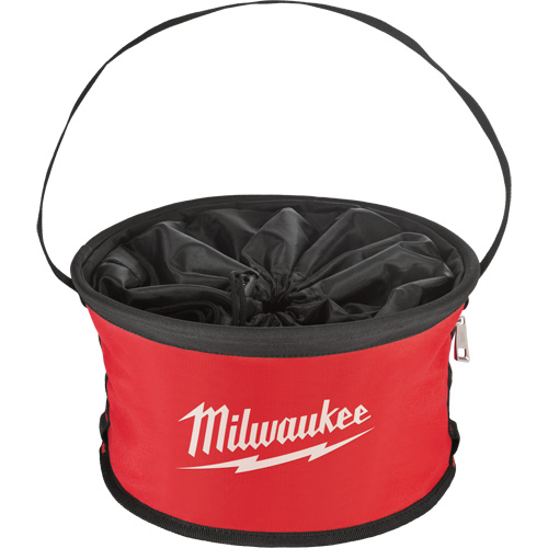 Parachute Organizer Bag, 11-4/5" L x 11-4/5" W x 11" H, Nylon, Black/Red Pronet Distribution