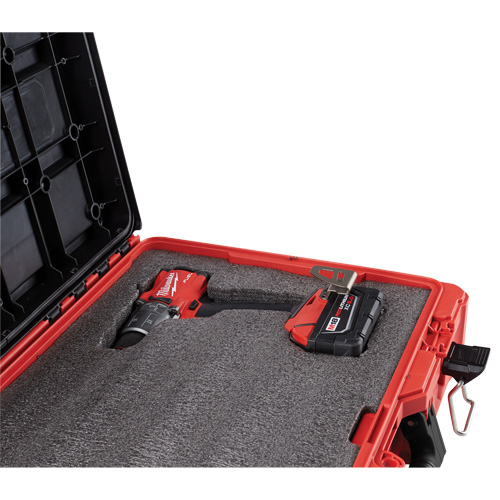 Packout Tool Case with Customizable Insert, 20-7/10" x 15-1/5" x 6-1/5", Black/Red Pronet Distribution