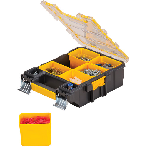 Mid-Size Pro Organizer, 4-1/2" W x 10-1/4" D x 13-3/5" H, Black/Yellow Pronet Distribution