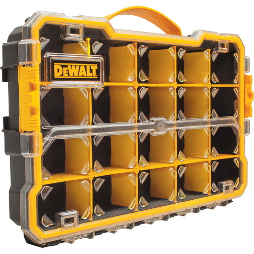 Compartment Pro Organizer, 11" W x 17-5/8" D x 2-7/8" H, Black/Yellow Pronet Distribution