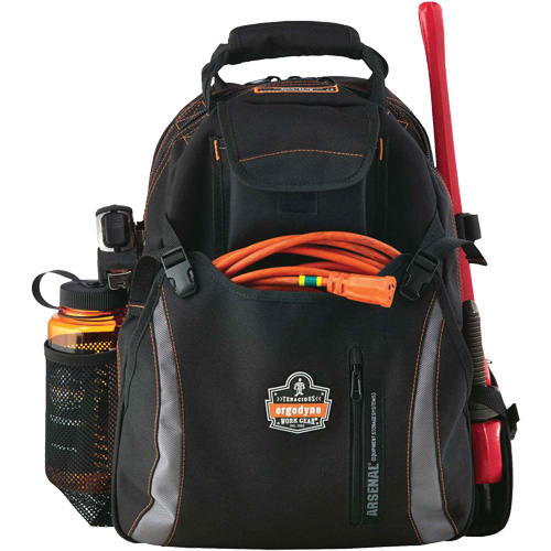 Sac &agrave; dos pour outils 5843 Arsenal, 13-1/2" lo x 8-1/2" la, Noir, Polyester Pronet Distribution