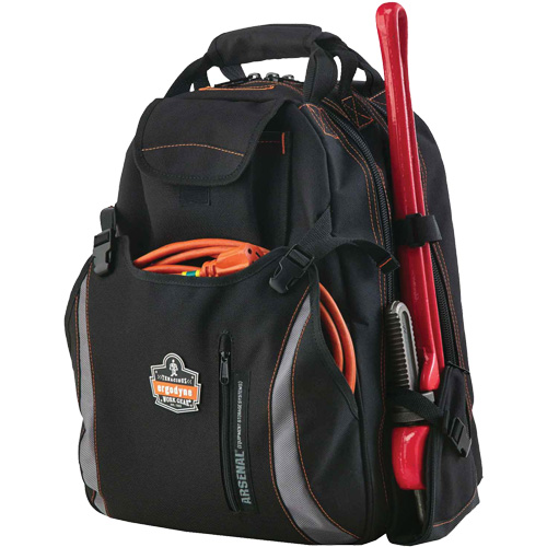 Sac &agrave; dos pour outils 5843 Arsenal, 13-1/2" lo x 8-1/2" la, Noir, Polyester Pronet Distribution