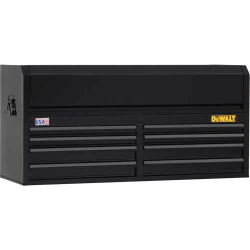 Tool Chest, 51-1/2" W, 8 Drawers, Black Pronet Distribution
