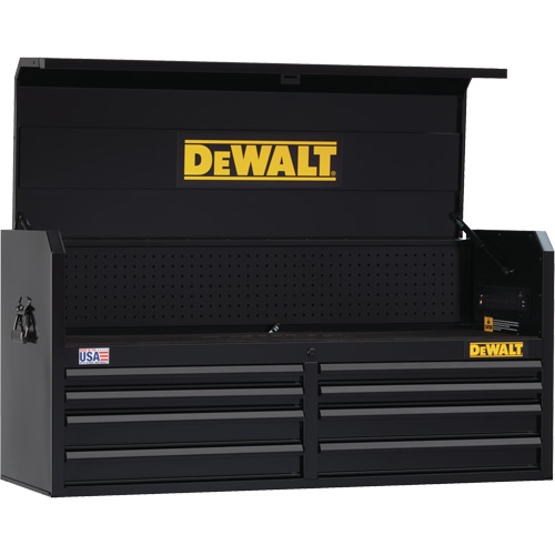 Tool Chest, 51-1/2" W, 8 Drawers, Black Pronet Distribution