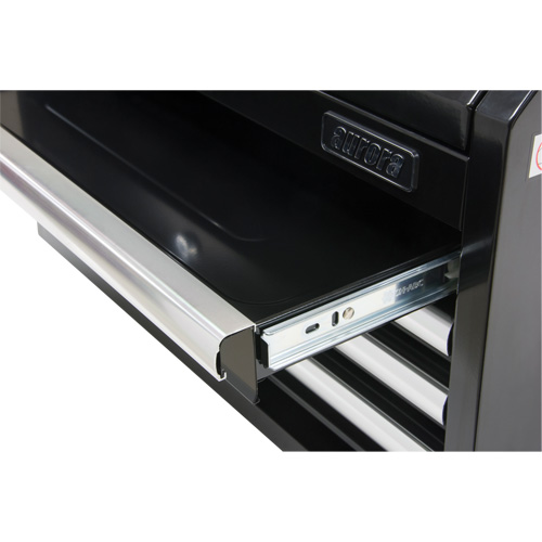 Coffre &agrave; outils industriel, 26" la, 4 tiroirs, Noir Pronet Distribution