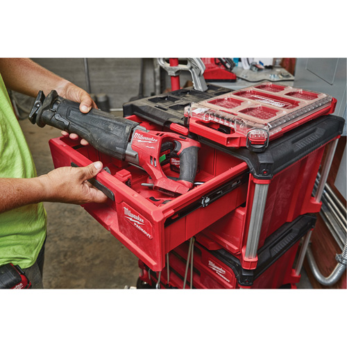 Boîte &agrave; outils avec 2 tiroirs Packout, 16-1/3" x 14-1/3" x 22-1/5", Rouge Pronet Distribution