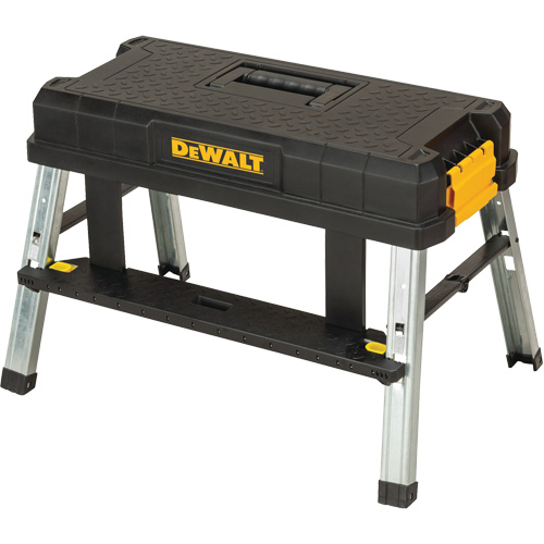 Storage Step Stool, 11-3/5" W x 25-1/5" D x 11-1/3" H, Black Pronet Distribution