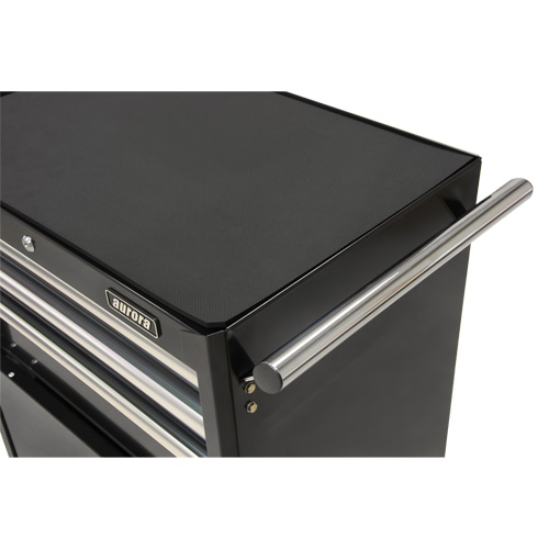 Industrial Tool Cart, 3 Drawers, 29-4/5" W x 21-1/5" D x 38-4/5" H, Black Pronet Distribution