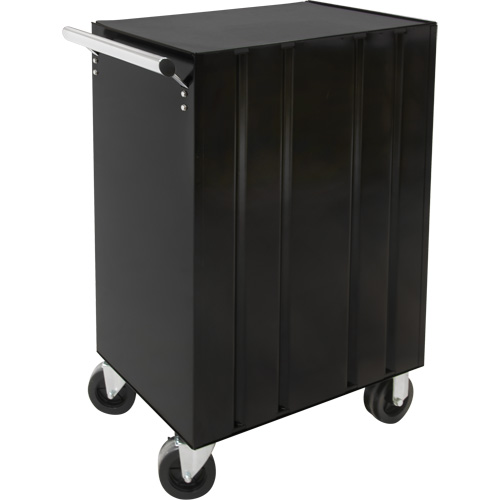 Industrial Tool Cart, 3 Drawers, 29-4/5" W x 21-1/5" D x 38-4/5" H, Black Pronet Distribution