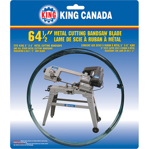 General Purpose Band Saw Blade, Bi-Metal, 64-1/2" L x 1/2" W x 0.025" Thick, 14 TPI Pronet Distribution